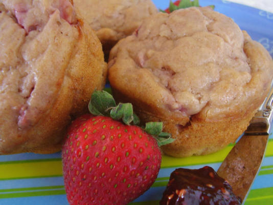 muffins aux épices à la fraise