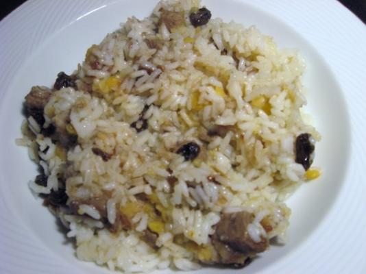 riz aux lentilles et dattes