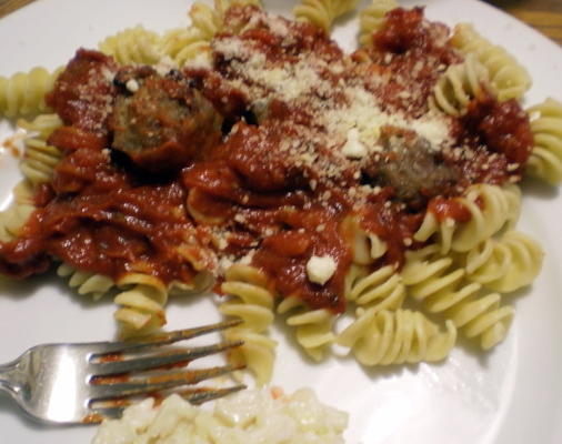 Christie's spaghetti et boulettes de viande