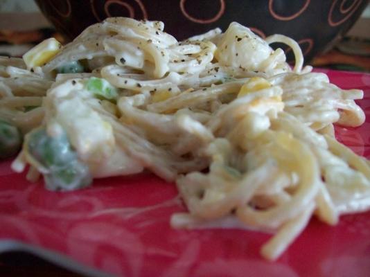 salade de spaghettis aux pétoncles