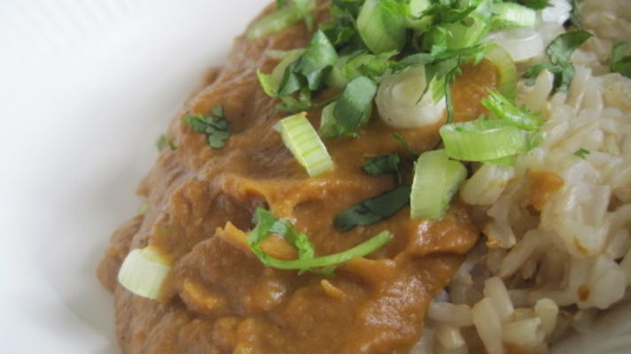 sauce mijotée au curry et à la citrouille