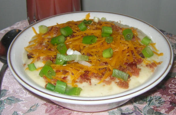 soupe de pommes de terre au four pour une foule