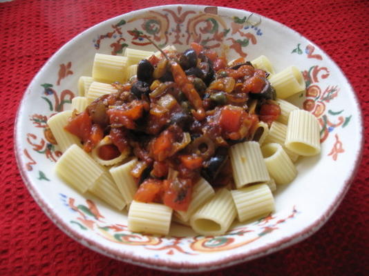 sauce pâtes anchois-olives