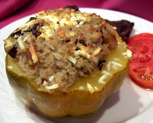 courge farcie au four