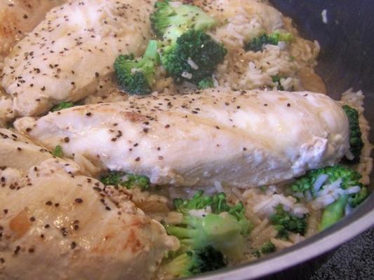 20 minutes de poulet et riz au brocoli - k
