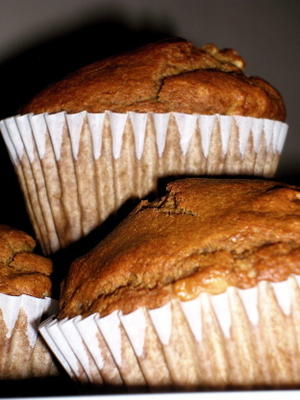 gros muffins aux pommes