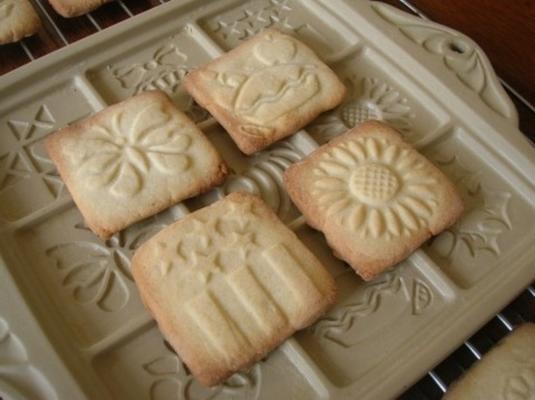 biscuits au sucre pour moules à biscuits en céramique