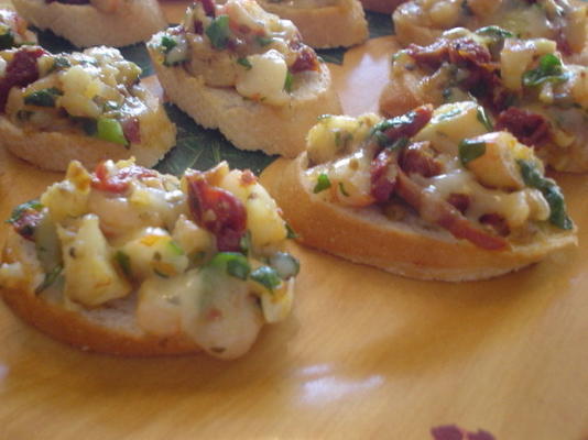 bruschetta aux crevettes