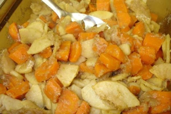 casserole de carottes et de pommes