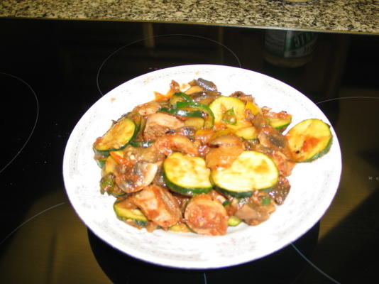 ratatouille aux saucisses italiennes