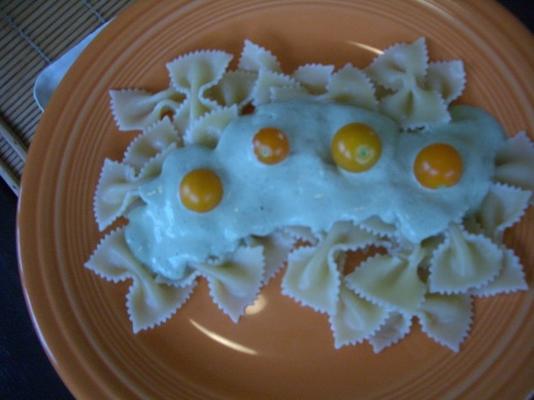 farfalle au pesto crémeux