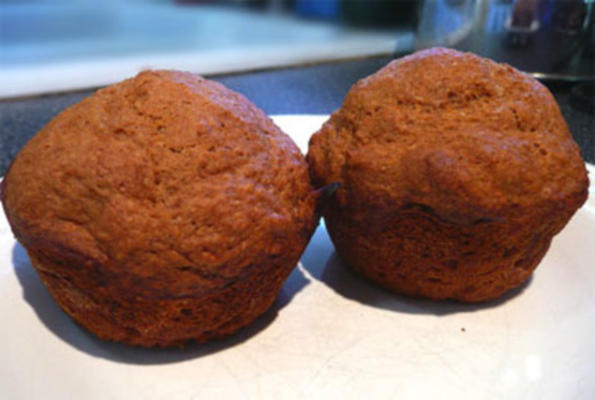 muffins à la compote de pommes avec nectar d'agave