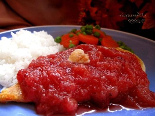 poulet cran aux pommes