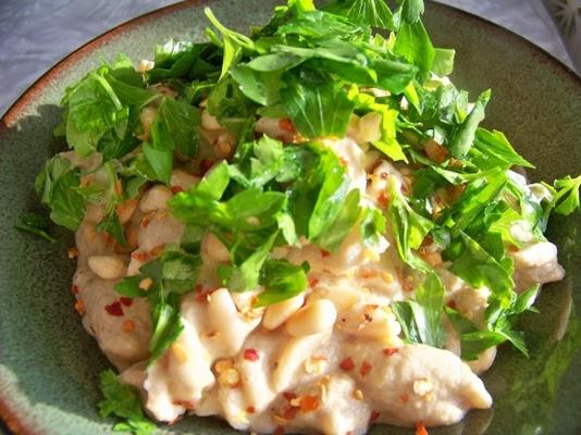 babganoush-hummus pâtes (végétalien)