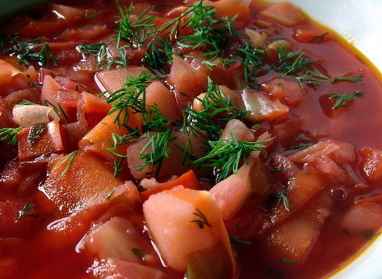 soupe borsch végétarienne