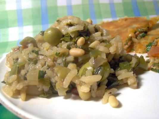 paella esmeralda (paella émeraude)