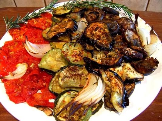 cuisson de légumes méditerranéens