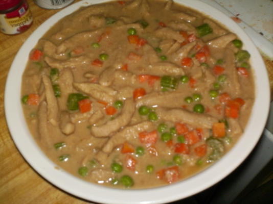 mourir pour une tourte au poulet à 100% végétalienne et à 99% sans matières grasses