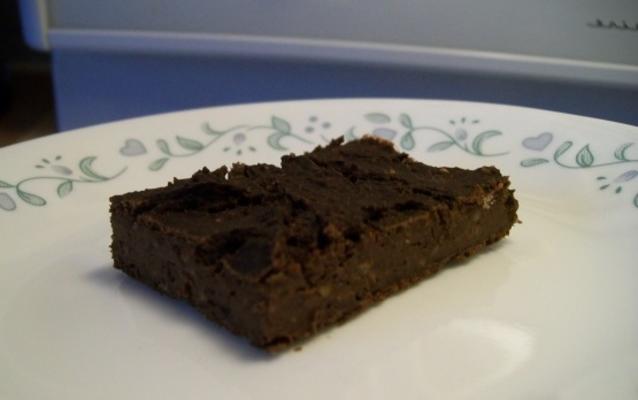 brownies aux haricots noirs de stevia