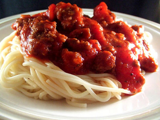 mijoteuse sauce à spaghetti avec boulettes de viande merveilleuses