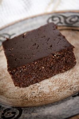 gâteau au chocolat sans farine (nourriture crue)