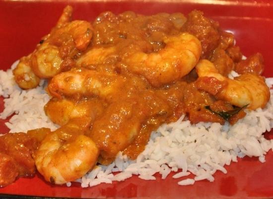 curry de crevettes tamiliennes