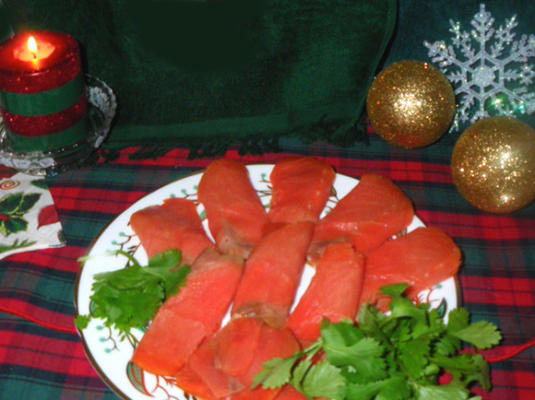 saumon séché gravlaks danois (lox)