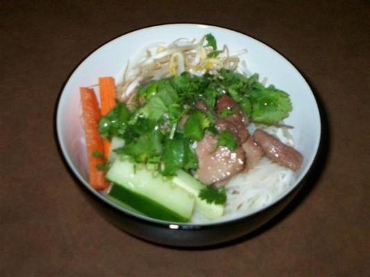 bun thit nuong (salade de porc grillé et vermicelle)