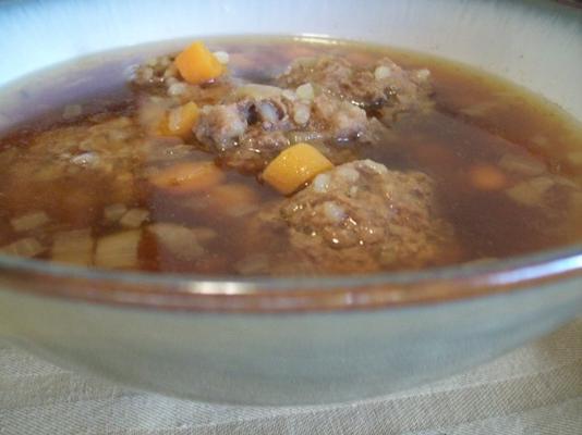 soupe albondigas traditionnelle simplifiée