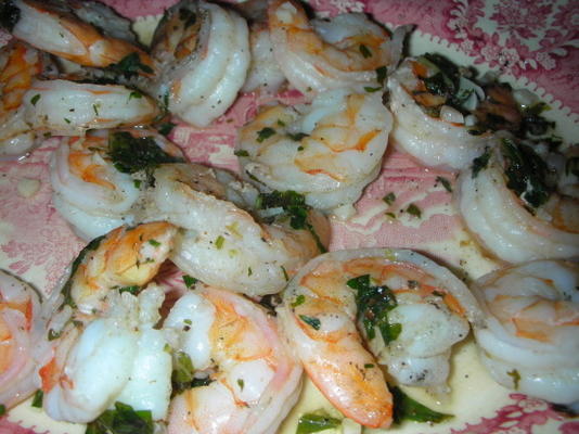crevettes scampi en cartoccio