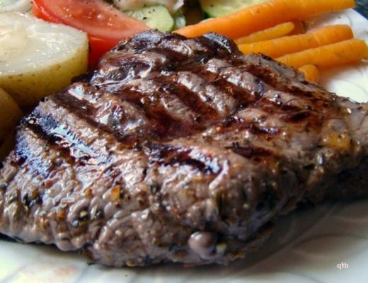 steak grillé aux herbes