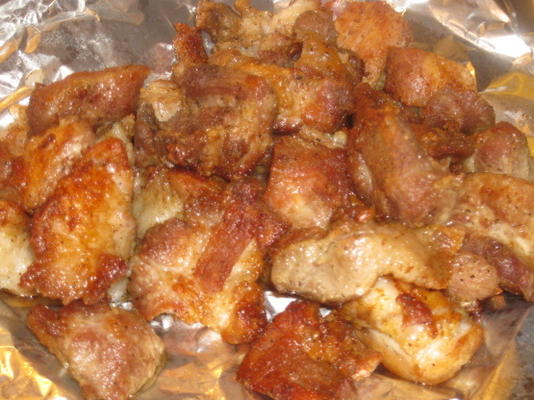 chicharrones de porc poêlées (style d'Amérique centrale)