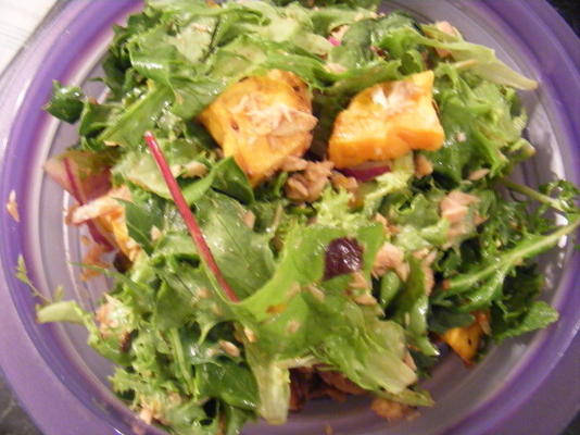Salade d'orange, kumara et thon (régime miracle de 21 jours: jour 4)