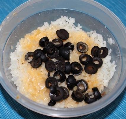 riz rapide aux olives