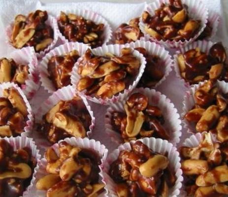 friandises au beurre d'arachide au chocolat sans cuisson