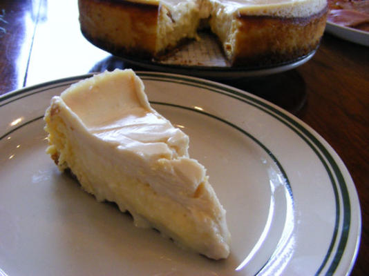 tarte au fromage avec crème fraîche