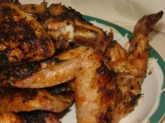 ailes de poulet grillées glacées au raifort