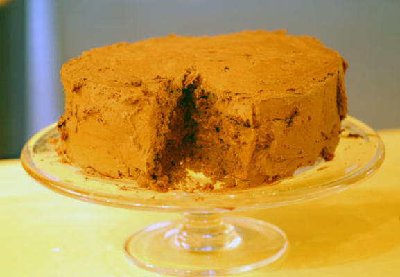 gâteau au chocolat sans gluten avec glaçage
