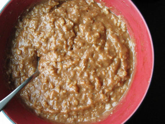 flocons d'avoine au beurre d'arachide au chocolat naturel