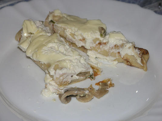 crêpes aux champignons croates du nord (crêpes)