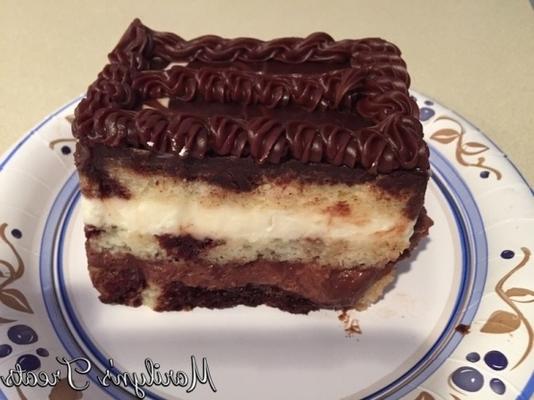 brownie cheesecake torte