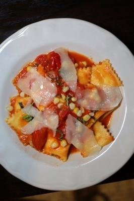 agnolotti au maïs du chef ali laraia