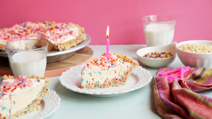tarte anniversaire crème glacée