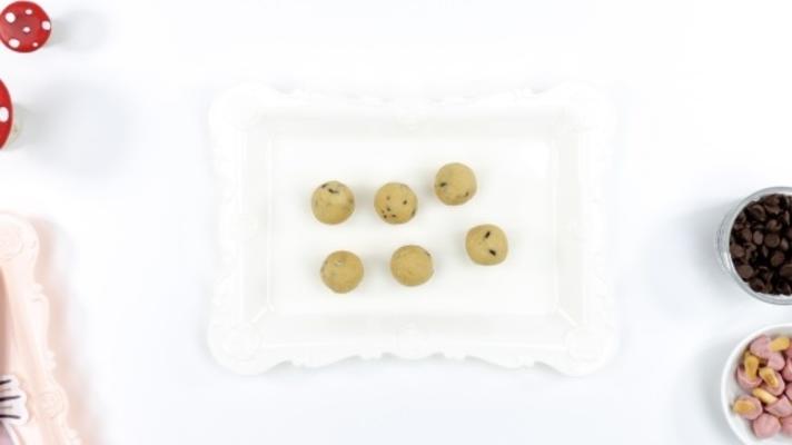 pâte à biscuits crue roxstarbakes (truffes aux biscuits aux pépites de chocolat)