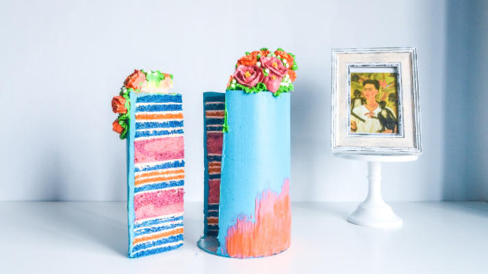 gâteau d'anniversaire frida kahlo