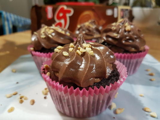 cupcakes brownie au chocolat rolo