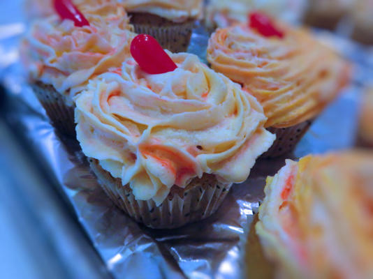 cupcakes boule de feu