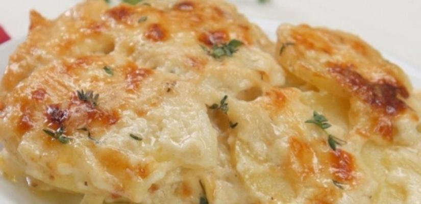 pommes de terre gratinées crémeuses et riches