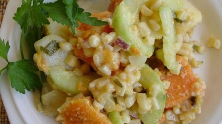 salade de patates douces et raisins