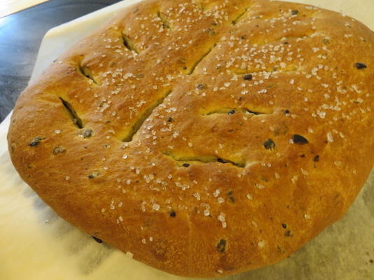 pain rustique aux olives de la farine du roi arthur